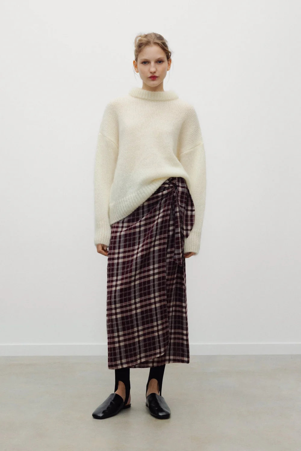 EMBER CHECK SKIRT