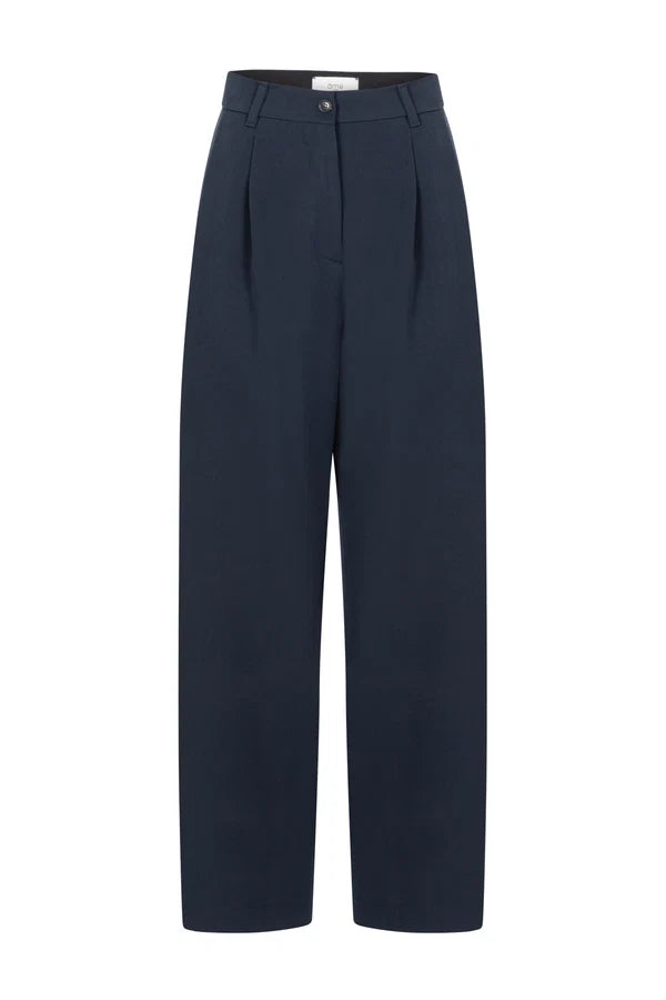 Marta Pleated Pants | Navy