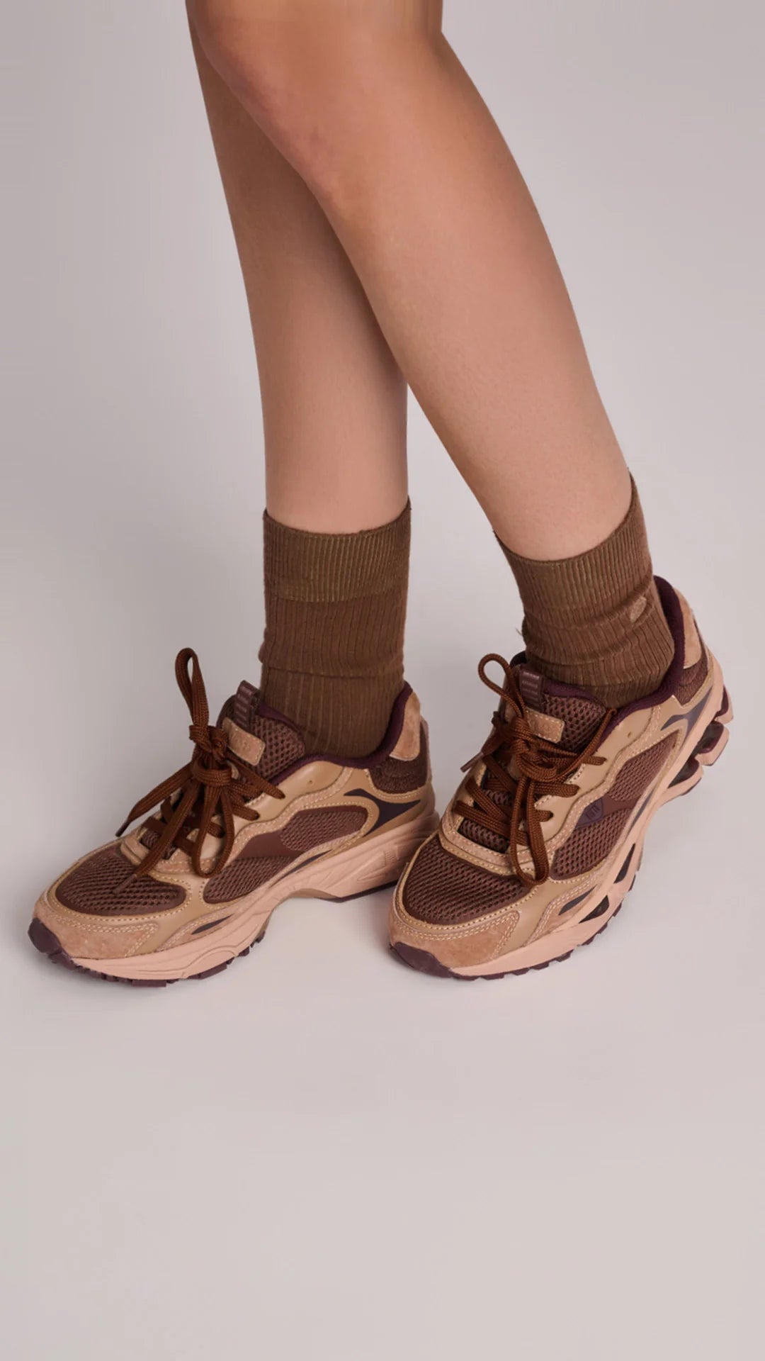Nala Sneaker VISON LEATHER MIX PINK