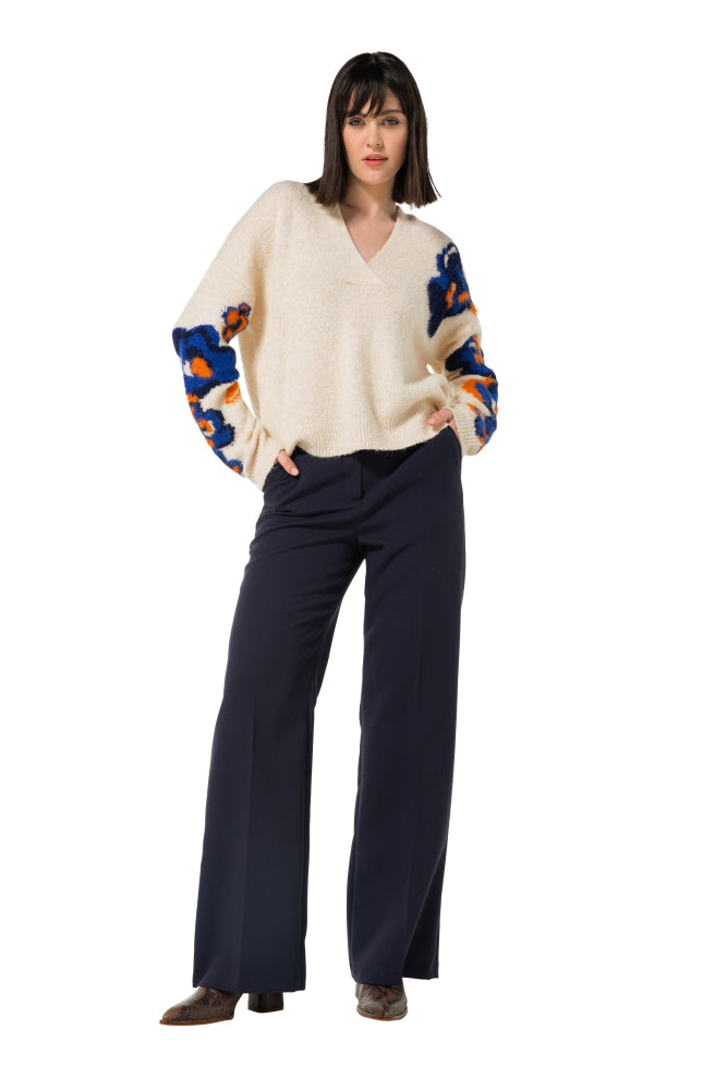 City-look bootcut broek, normal waist
