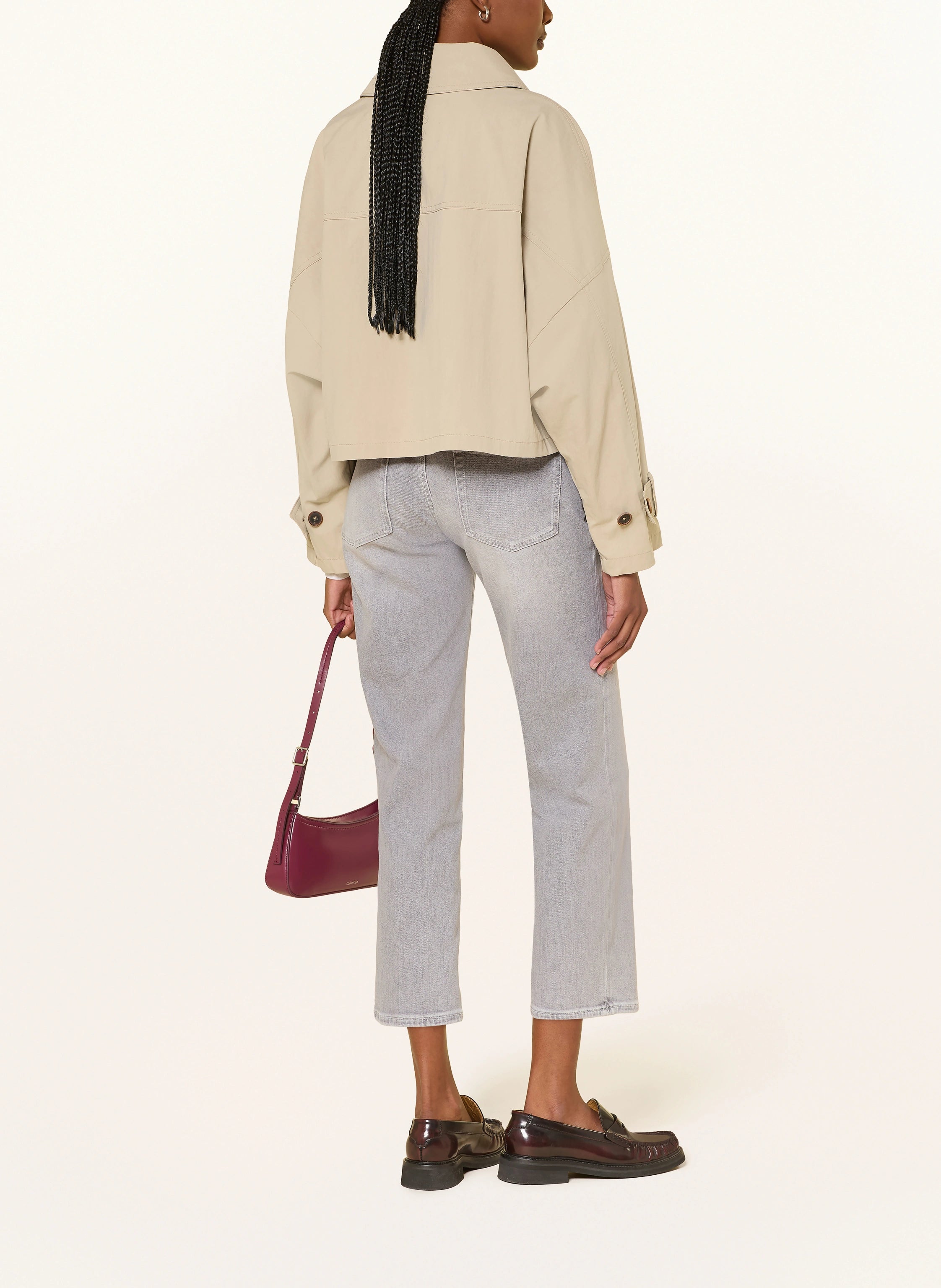 CALIE STRAIGHT ANKLE SILVER WASH